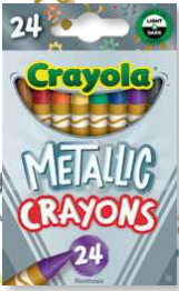 Crayones Metálicos 24 Piezas [528815]