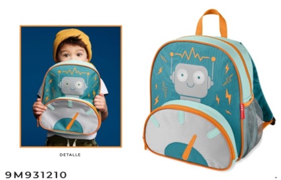 Mochila Chispa Estilo Pequeño Robot [9M931210]