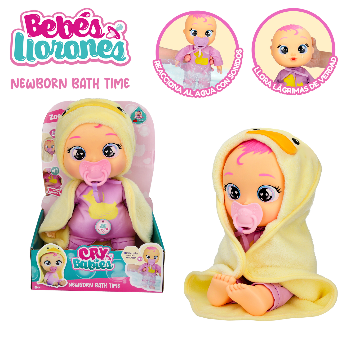 CRY BABIES RECIÉN NACIDO HORA BAÑO ZOE