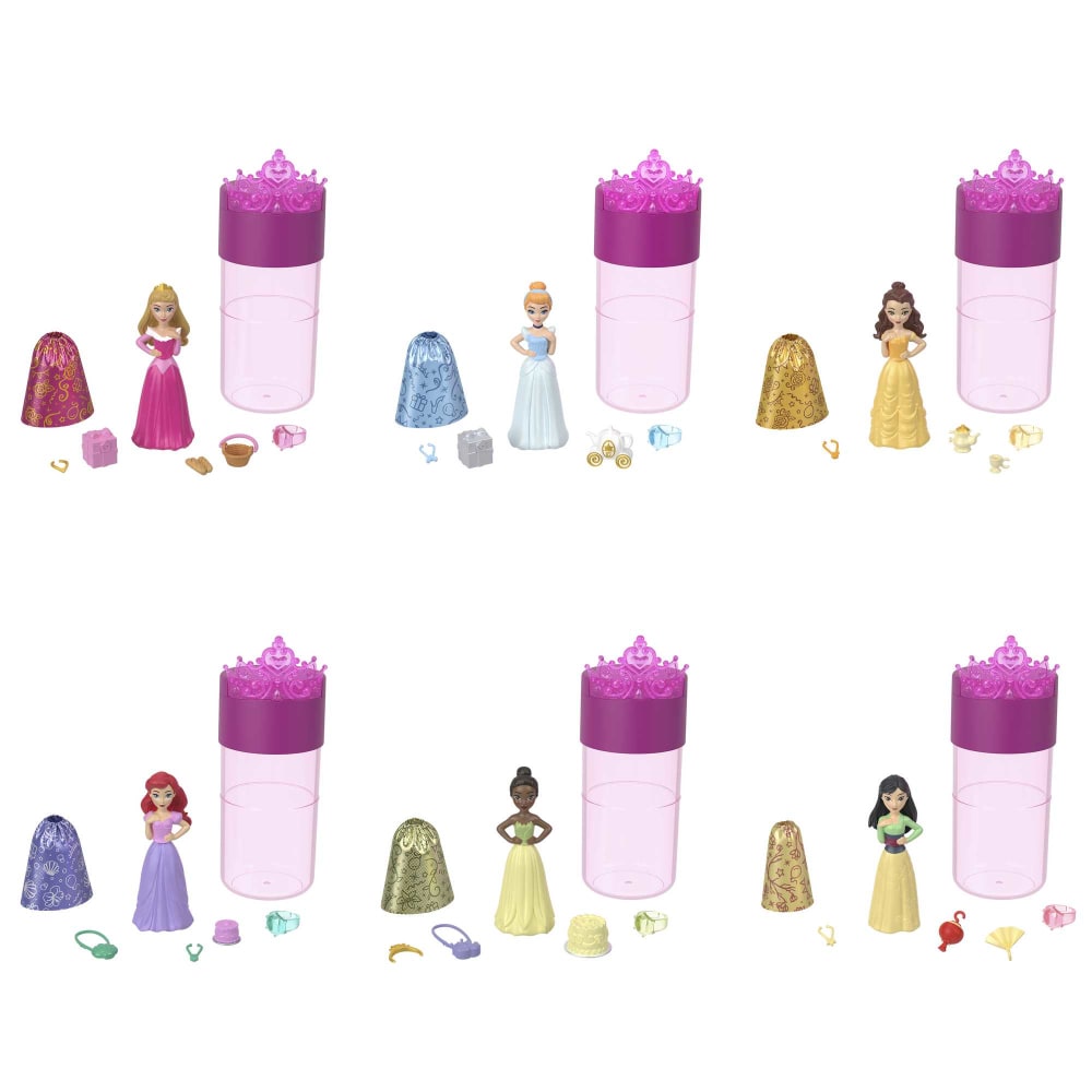 Disney Princesa Muñeca Real Color Reveal Temática Fiesta Surtida [HMK83]