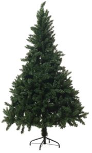 Árbol navidad verde 7 pies c/1500 puntas