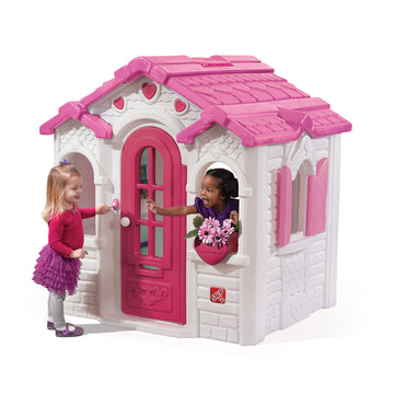 CASA DE JUEGOS, COLOR ROSA Y BLANCO