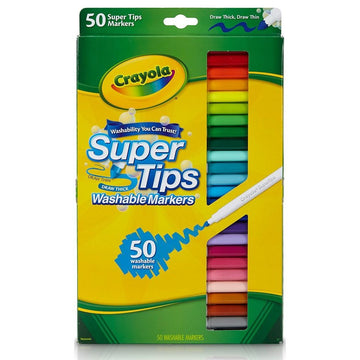 Marcadores Super Tips Lavables 50 Piezas [585050]