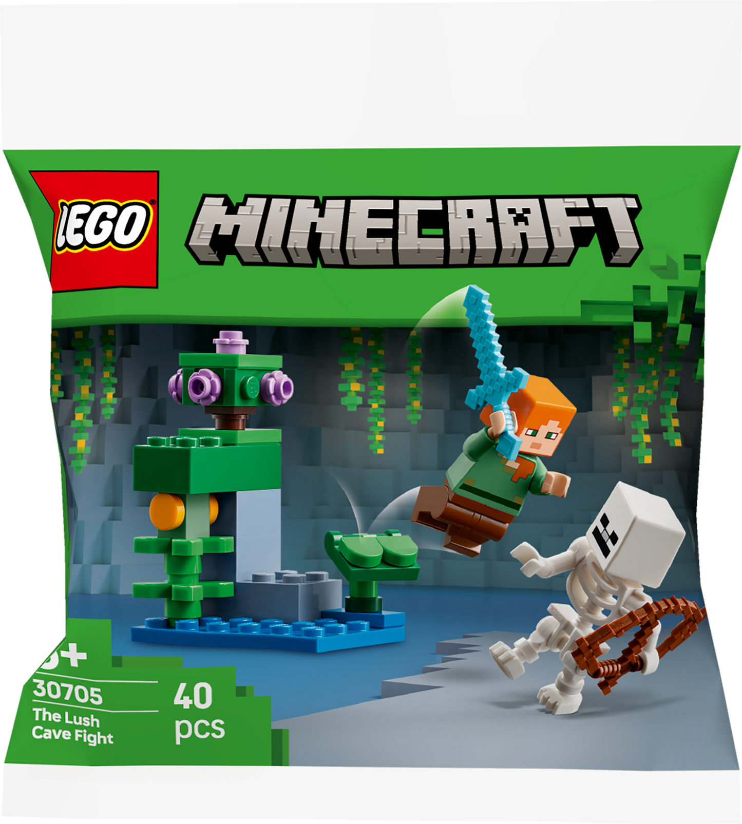 LEGO MINECRAFT SET DE PELEA EN LA CUEVA