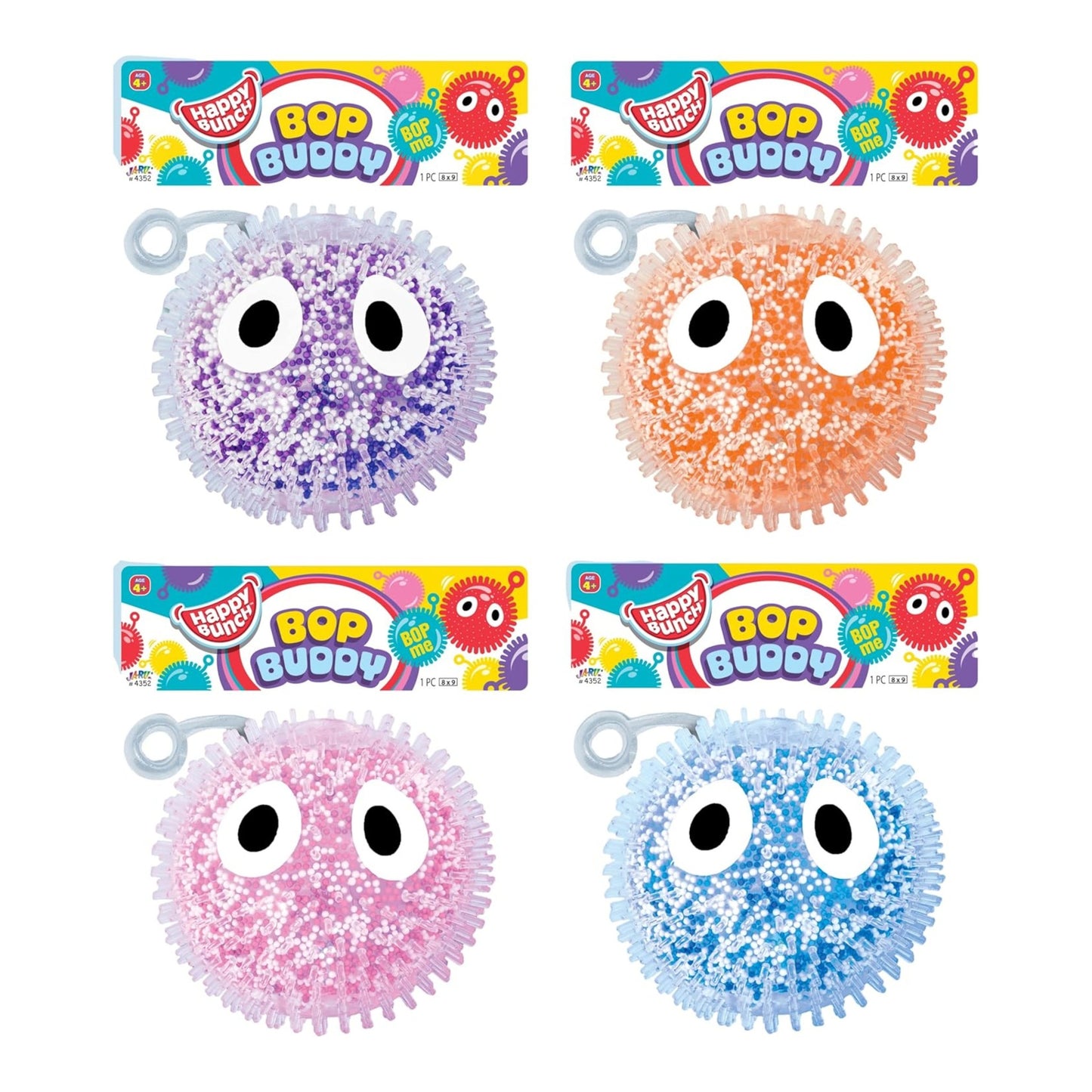 Pelota Elástica Esponjosa Antiestrés Brillante [4352]