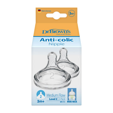 Tetina B-Ancha Options+ Nivel 2 2 Piezas [WN2201-INTL]