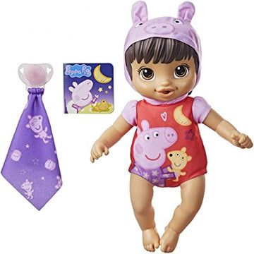 Baby Alive Muñeca Pijama Peppa Pig Castaña [F2388]