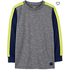 F23 K B TEE GRYNVYTELLOW ACTIVE TEE