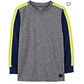 F23 K B TEE GRYNVYTELLOW ACTIVE TEE