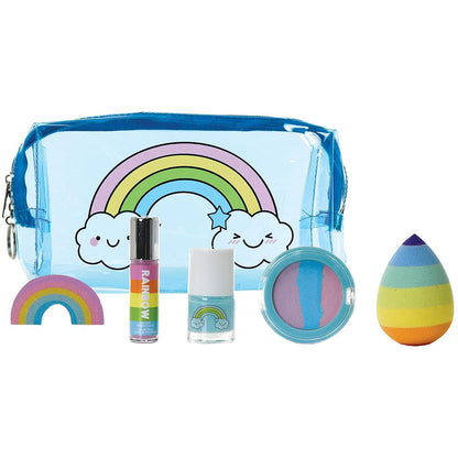 Brillo Labial con Cosmetiquera Arcoíris 5 Piezas [815-053]