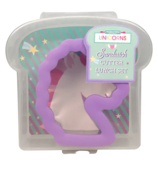 Set de Almuerzo con Cortador de Sándwich de Unicornio [BKS-SWCRSSU]