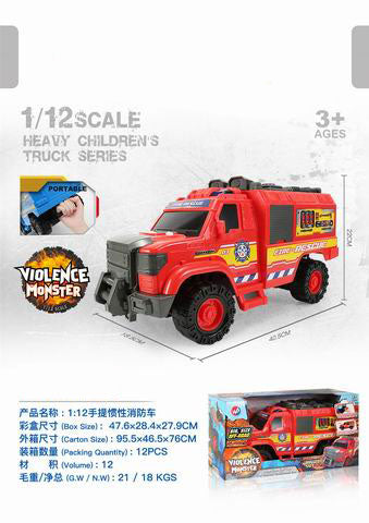 Camión Bombero Friction [GLG-3703A]