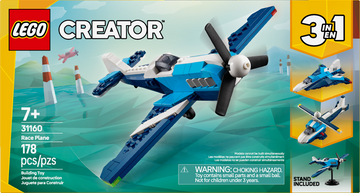 LEGO CREATOR 3 EN 1 AERONAVE: AVION DE CARRERAS