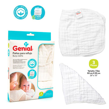 Saliveros para Bebé 3 Piezas [GN-BC5025-3]
