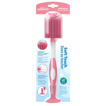 Cepillo para Biberones Soft Touch Rosa [AC229]